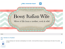 Tablet Screenshot of bossyitalianwife.com